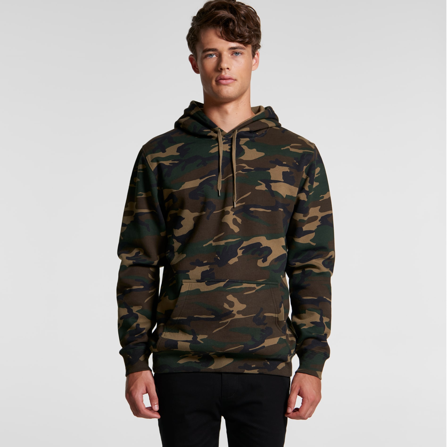 The 5 best hoodies to personalise - 5102c camo stencil hood front