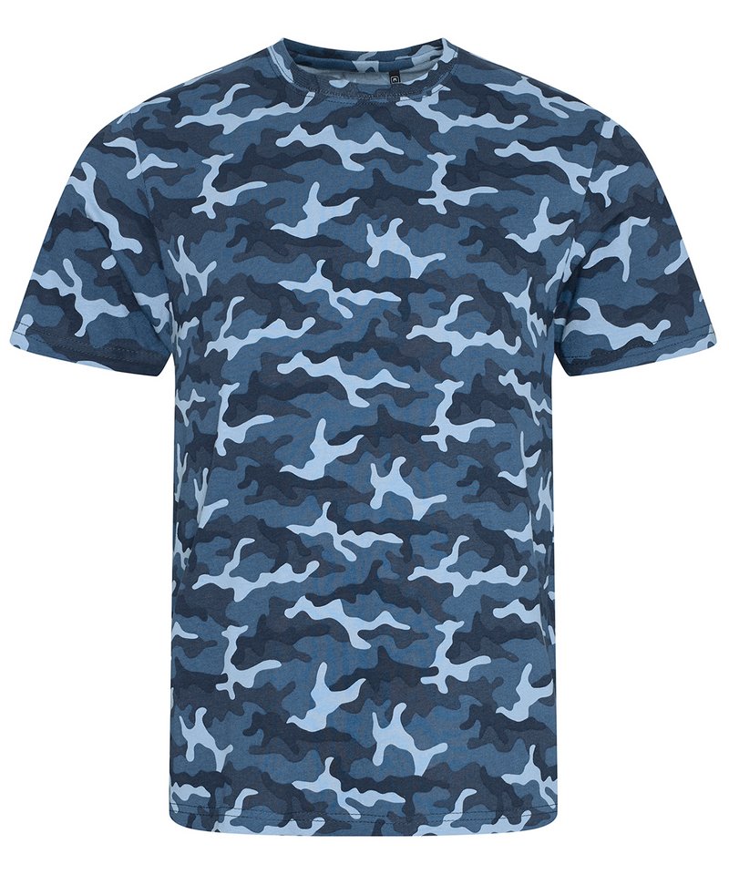 Personalised awdis t shirts - jt034 bluecamo ft