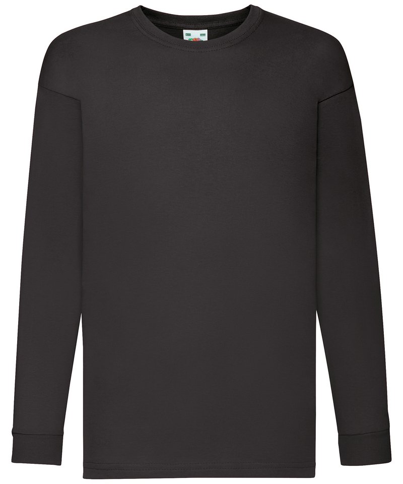 Personalised long sleeve t shirts - ss007 black ft