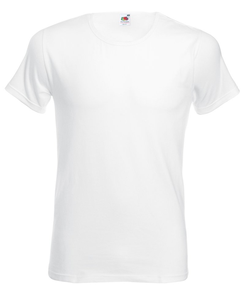 Personalised fruit of the loom t shirts - ss262 white ft