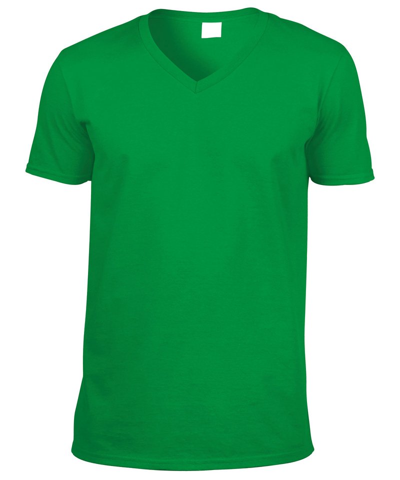 Personalised v neck t shirts - gd010 irishgreen ft