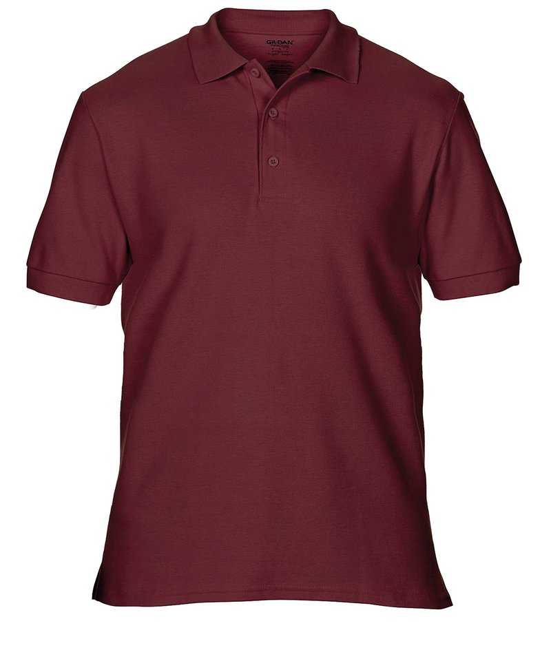 Gildan - premium cotton® double piqué sport shirt - gd042 - gd042 maroon ft