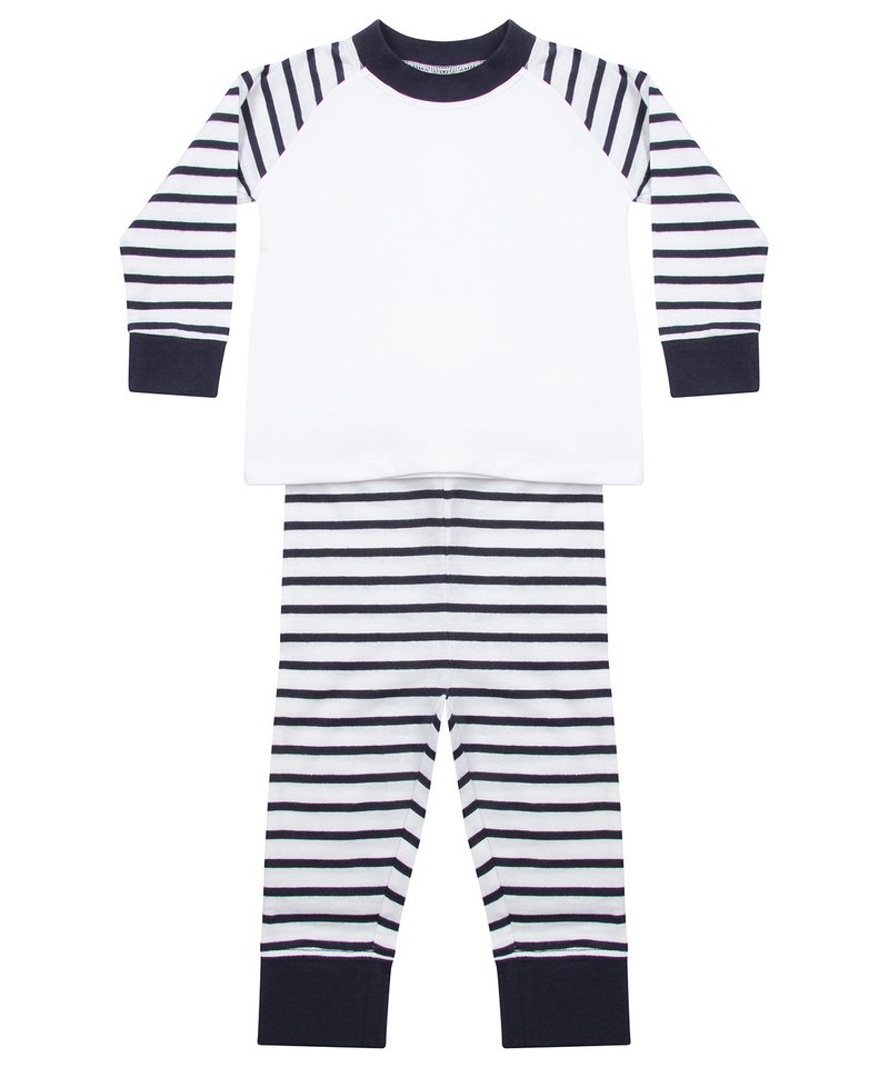 Larkwood - Striped pyjamas - LW72T - Garment Printing