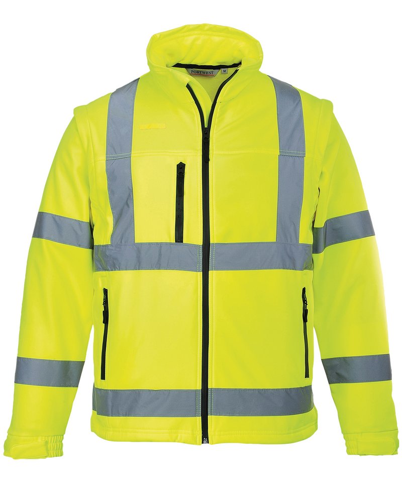 Personalised waterproof jackets - pw092 yellow ft
