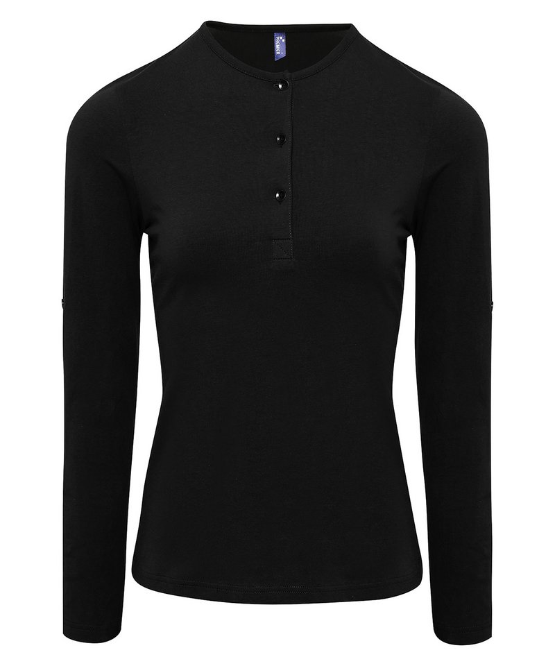 Personalised long sleeve t shirts - pr318 black ft