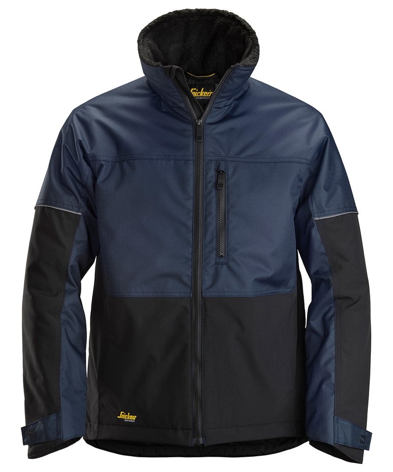 Custom insulated jackets - si078 navy black ft