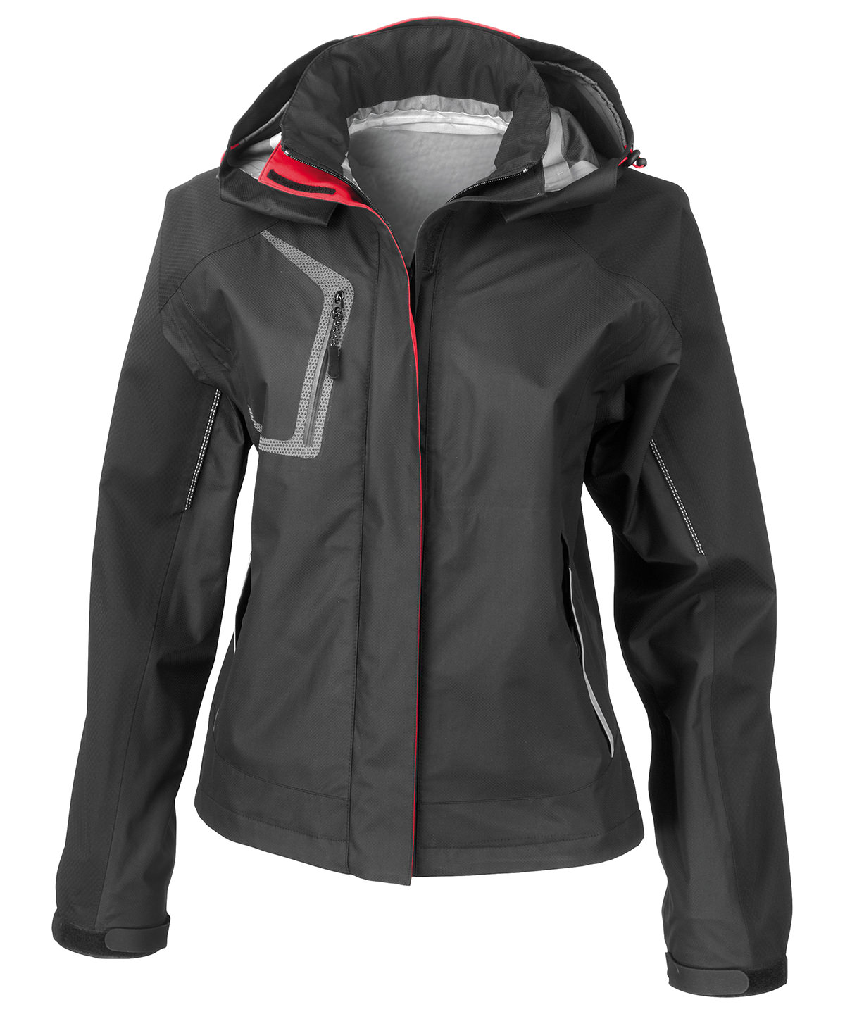 Personalised waterproof jackets - s108f black ft