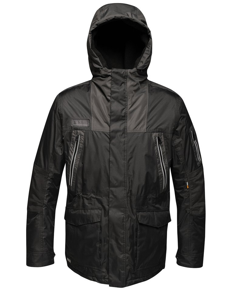 Personalised waterproof jackets - tt001 black ash ft
